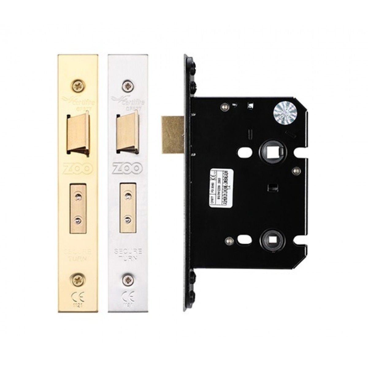 Zoo Hardware 3 Lever Mortice Lock 2.5